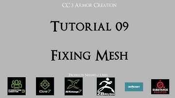 Tutorial 09 - Fixing Mesh | Character Creator 3 Tutorial