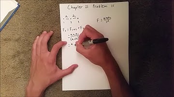 Fundamentals of Physics 8th Edition (Walker/Halliday/Resnick), Chapter 21, Problem 11 Solution
