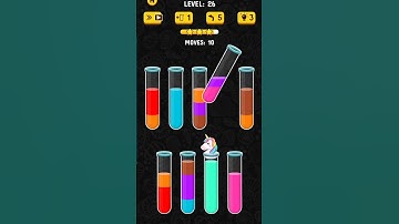 Color water sort 3D level 26 #gameshorts #game #gameplay #gamergirl #watercolor #colors #gamerfleet