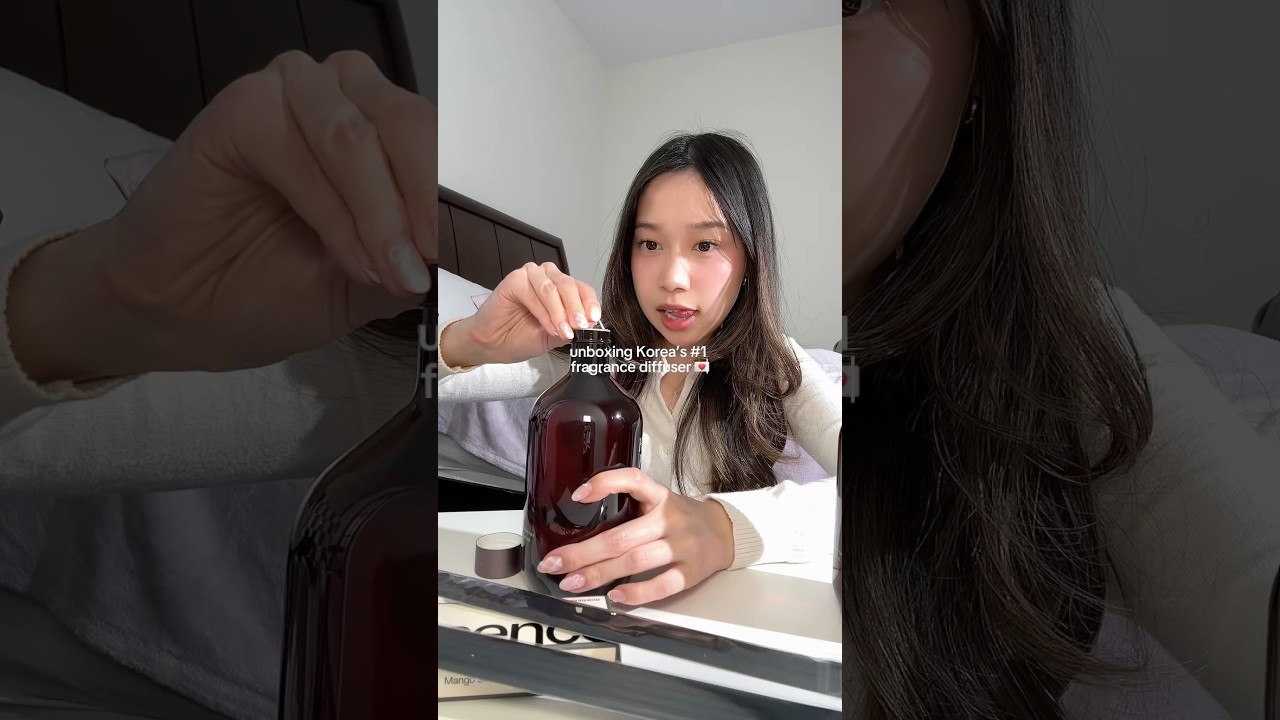 trying Korea’s #1 fragrance diffuser 🫧 