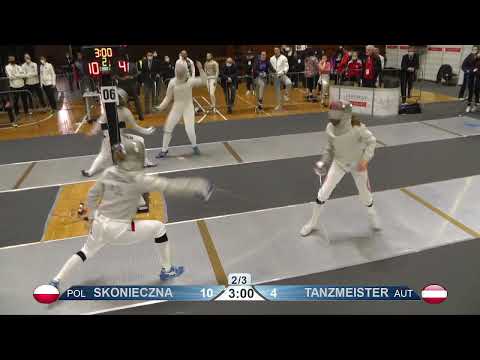 2022 353 T32 07 F S Individual NoviSad SRB ZCH 6 TANZMEISTER AUT vs SKONIECZNA POL