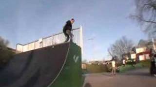 180 off half pipe