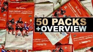 ANOTHER PROMO - 2021-22 Upper Deck Tim Hortons Team Canada Hockey Trading Cards - 50 Pack Break