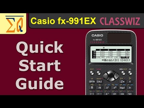 Ξεκινώντας με το Casio Classwiz FX-991EX FX-87DEX FX-570EX Αριθμομηχανή