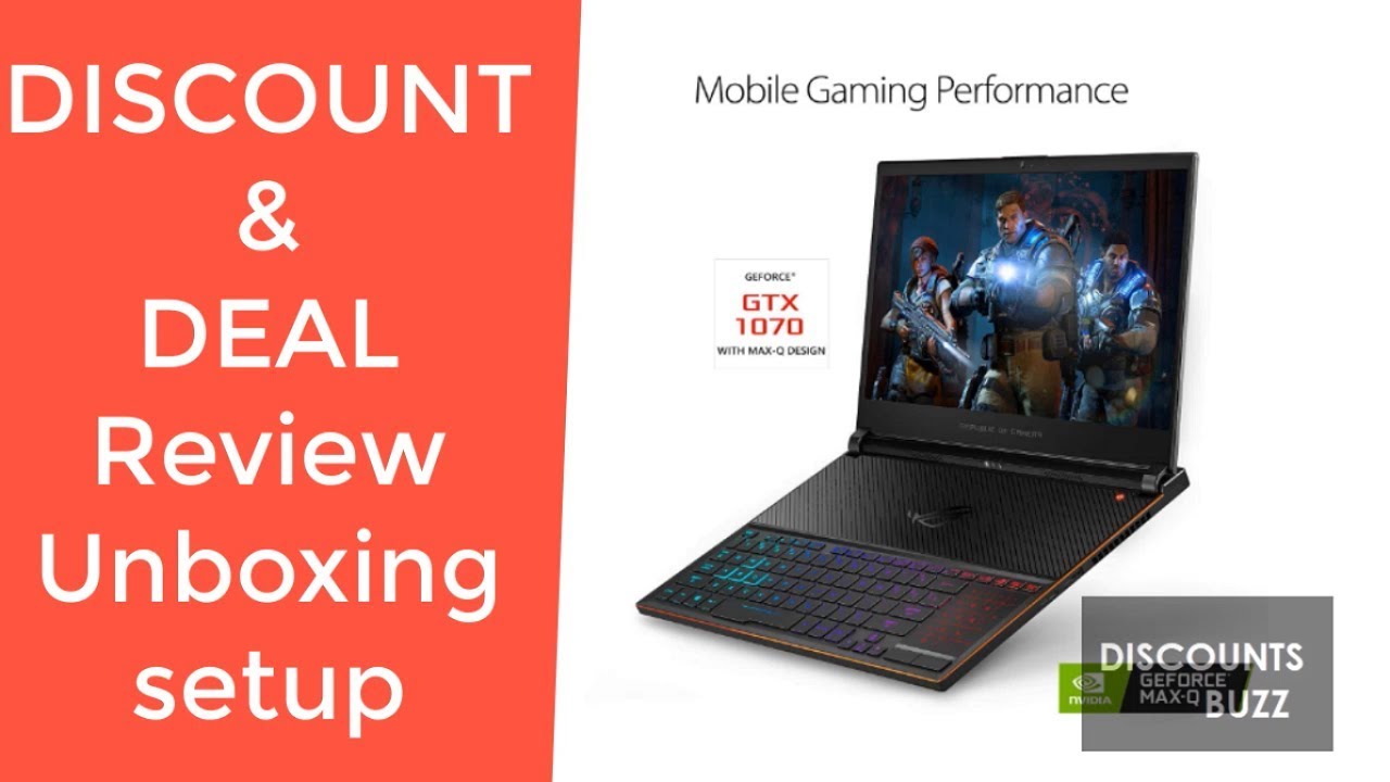 ASUS ROG Zephyrus S Gaming Laptop GX531GSAH76 REVIEW DEAL