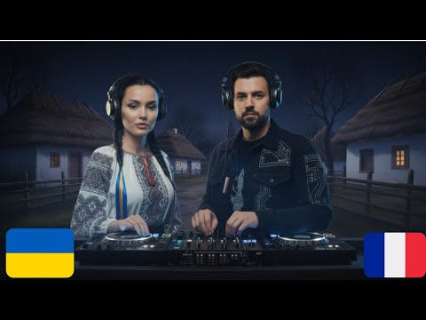 УКРАЇНСЬКА народна пісня ФРАНЦУЗЬКОЮ Ніч яка місячна