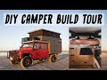 DIY 4x4 Camper Build - Full Tour Land Rover Defender 130 Off Road 🔨