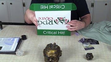 RPG Crate Unboxing March 2017 - Monster Menagerie