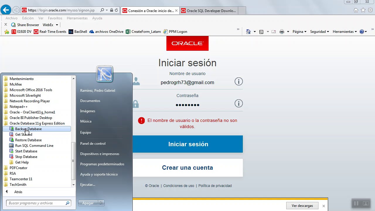 Instalacion de SQL Express Edition y SQL Developer del entrenamiento ...