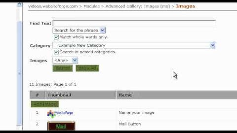 Advanced Gallery Redo Image Order - Websiteforge Ecommerce Website