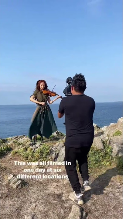 Lindsey Stirling - Joy to the World (behind the scene) #shorts