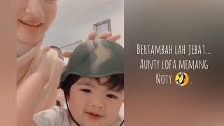 Aunty lofa noty😂🤣-Neelofa & Jebat Jayden