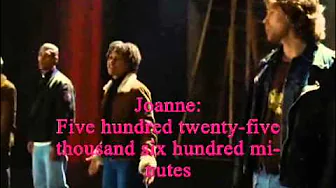 Rent - Seasons of Love Lyrics Rent - Seasons of Love Lyrics