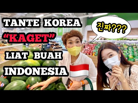 KOK BUAH INDONESIA KEK GINI?? REAKSI TANTE KOREA!