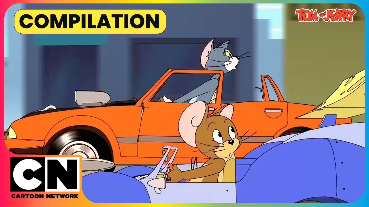 Jerry in a TINY Car?!🏎️| Tom & Jerry🤩| 90's Cartoon💖| Classic Cartoon✨| @cnindia​