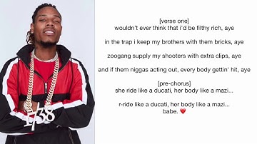fetty wap - text ur number [NEW] (lyrics&audio)