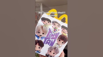 McDonald x BTS Tinytan Happy Meals unboxing! Part 2 #unboxing #bts #btsmeal #tinytan #fyp #asmr #fy