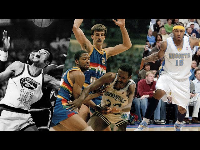 From simple to iconic, take a look at the Nuggets' jerseys through the years