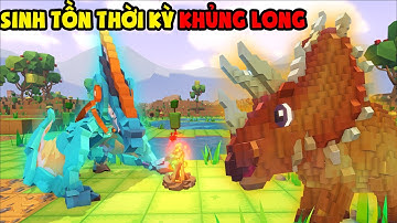 PixARK #1 THỬ CHƠI TỰA GAME KẾT HỢP Minecraft và ARK SINH TỒN THỜI KỲ KHỦNG LONG - TÝ TIỀN TỈ