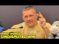 Happy oleksandr usyk first words on undisputed win over tyson fury