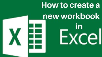 Excel - How to create a new workbook