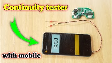 Continuity tester with mobile phone / ihsan electric