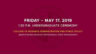 CSUDH Commencement 2019 - CBAPP