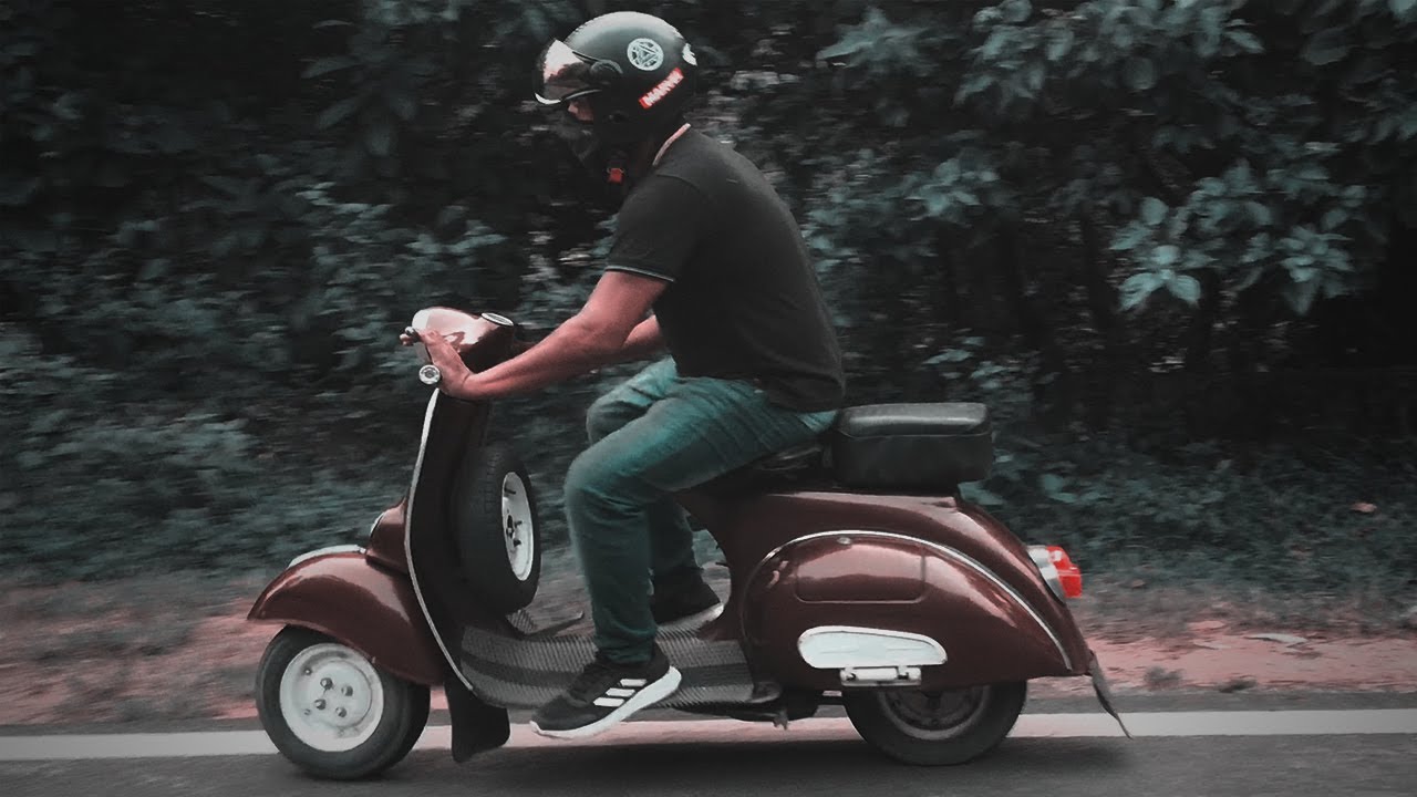 Riding 47 years old Bajaj Priya Scooter Guwahati Assam YouTube