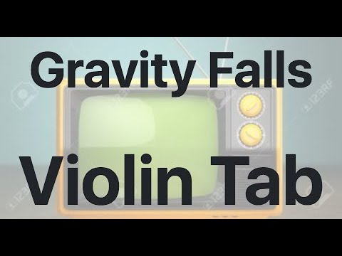 Learn Gravity Falls On Violin - How To Play Tutorial