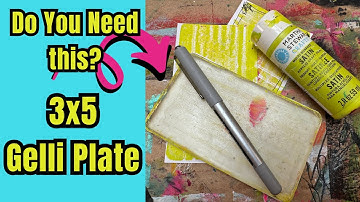 Tiny Gelli Plate Prints: 3x5 Index Card Art Challenge (June & July)