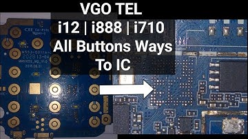 VGO TEL i12 | i888 | i710 Buttons not working | Part 1