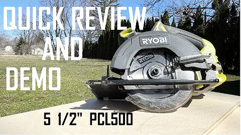 Ryobi 18V 5 1/2" Circular Saw Review - Ryobi Circular Saw from Amazon - Quick Review - Pros & Cons