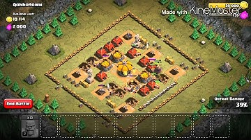 CLASH OF CLANS | SINGLE PLAYER MAPS | MAP #12 | Gobbotown