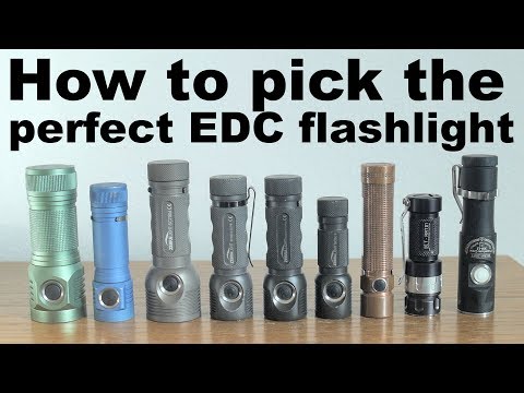 How to pick out the perfect every day carry flashlight.  Plus my picks for the best.