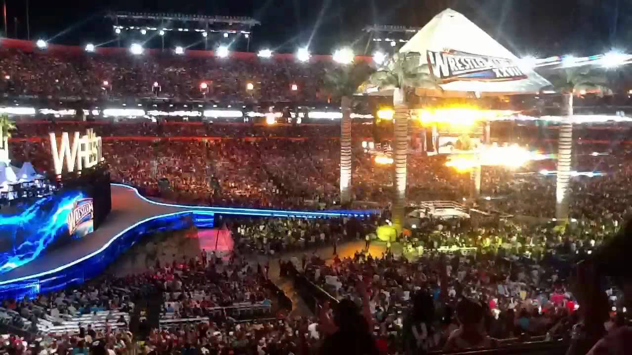 Wrestlemania 28 Timelapse YouTube