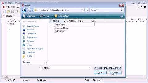 Beginner PHP Tutorial   82   File Handling Listing Files Part 1 ‏