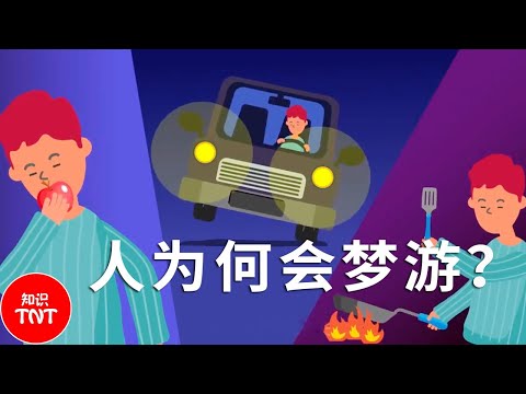 人为什么会梦游？叫醒梦游中的人会有什么后果？【知识TNT】