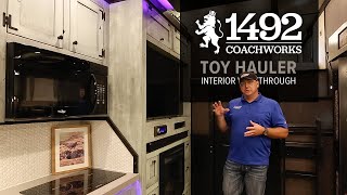 1492 Coachworks Toy Hauler Interior Walkthrough