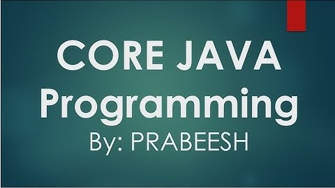 Core Java - 26 - Final Keyword with Inheritance.