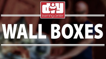 How to install uDecor wall boxes