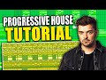 How To Make A PROGRESSIVE HOUSE Drop - FL Studio Tutorial (FREE FLP)