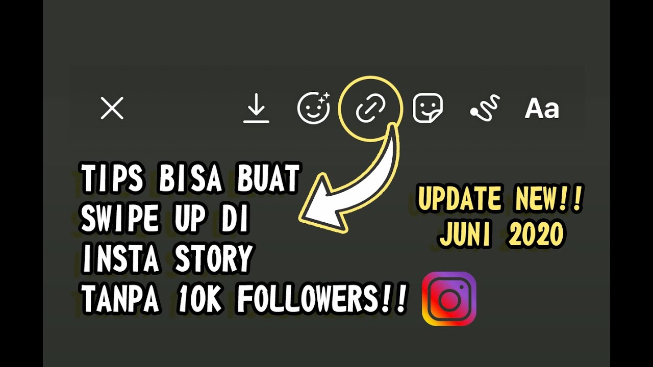 Cara Membuat Swipe Up Instagram Tanpa 10K Followers (Connect Link Kamu) – Update New Juni 2020 - Youtube