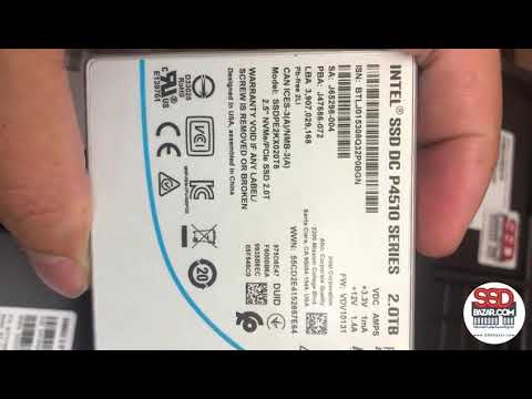 INTEL NVME U2 DC-P4510 2TB SSDPE2KX020T801 اس اس دی اینتل