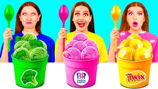Rica VS Pobre VS Mega Rica Alimento Desafío | Momentos Divertidos por TeenChallenge
