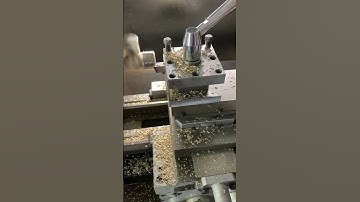 Turning brass parts #shorts