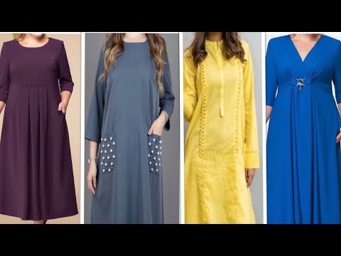 Latest Dress Design 2020/Simple Dress Designing/Plain Dress Designing ...