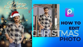 2023 marry christmas photo editing in PicsArt mobile | Christmas photo editing in 2023 | #xmas screenshot 4