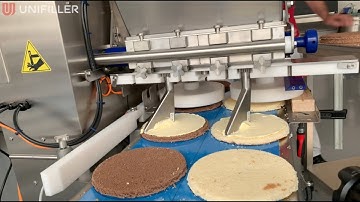 Unifiller CakeLine with Multi Station 360 for the efficient filling and assembling of round cakes