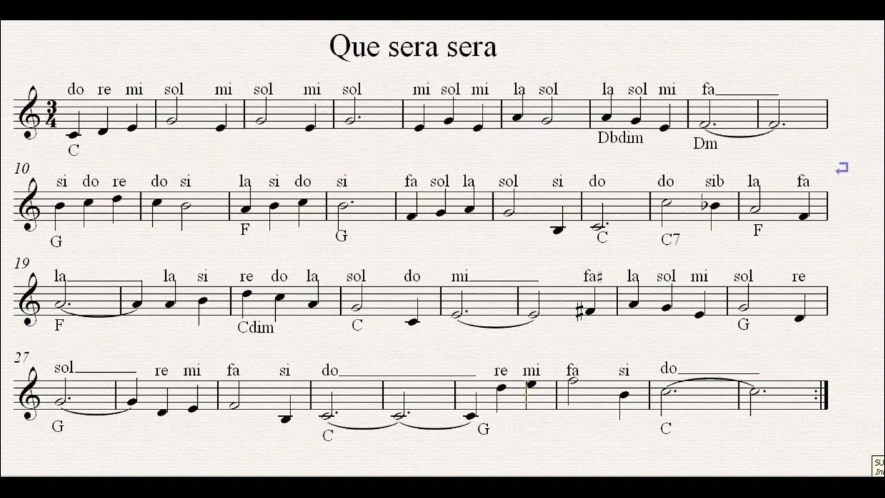 Que sera sera Doris Day Que sera sera Doris Day