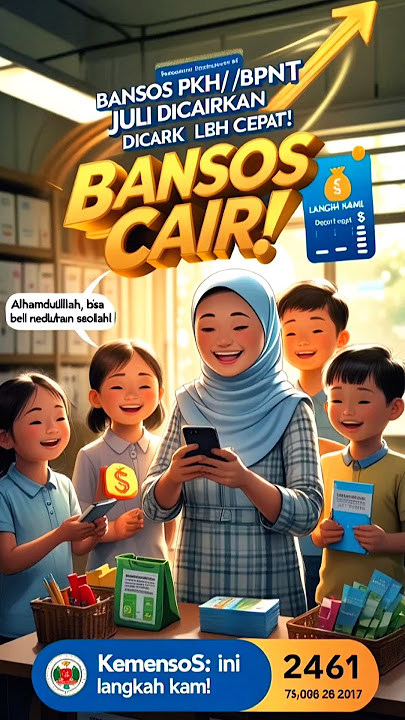 😱 Bansos PKH & BPNT Cair Lebih Cepat Juli Ini? CEK SEKARANG❗#faktaunik #shorts #viral #bansos